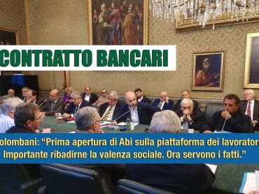 Rinnovo contratto, Colombani, apertura positiva, ora servono i fatti