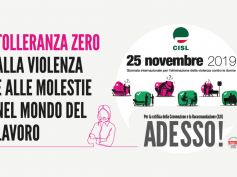 Giornata internazionale contro violenza donne, Cisl, tolleranza zero a violenza