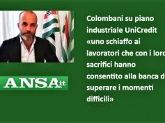 Ansa, piano industriale UniCredit, Colombani, su tagli sarà battaglia