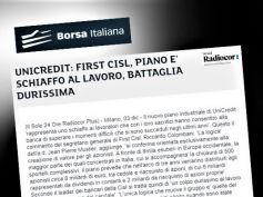 Borsa Italiana, Colombani, piano UniCredit è schiaffo al lavoro