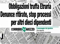 Bond ex Banca Etruria, ritirate accuse ad altri dipendenti assistiti First Cisl