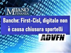 Studio First Cisl, digitale non causa chiusura sportelli e riduzione organici