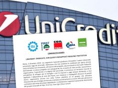 UniCredit, sindacati, con questi presupposti nessuna trattativa