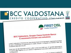 Bcc Valdostana, necessario trovare una soluzione