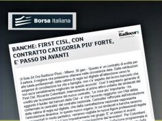 Borsa Italiana, Colombani, accordo con Abi ha confermato centralità Ccnl