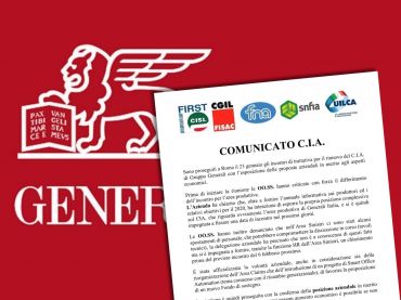 Generali, proseguono gli incontri per il rinnovo del contratto integrativo