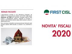 Novità sulle agevolazioni fiscali 2020