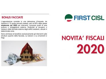 Novità sulle agevolazioni fiscali 2020