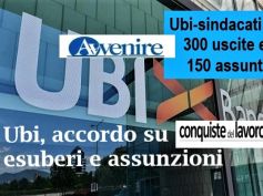 Avvenire e Conquiste del lavoro, Ubi, primo accordo 2020 con nuove assunzioni