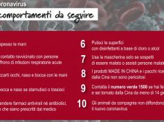 Coronavirus, un vademecum e 10 punti per prevenire i rischi