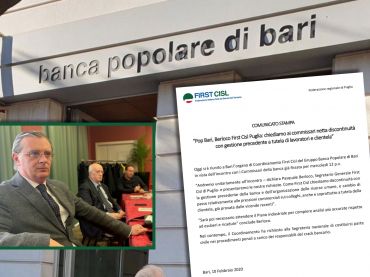 PopBari, Berloco, chiediamo ai commissari netta discontinuità con passato