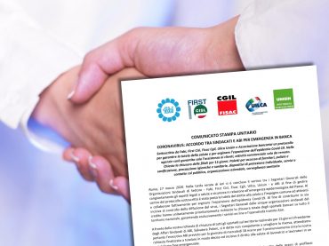 Coronavirus, accordo tra sindacati e Abi per emergenza in banca