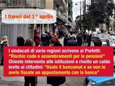 In varie regioni i sindacati si appellano ai Prefetti, le pensioni preoccupano