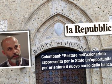 Colombani su Repubblica invita il neo cda Mps a scrivere una nuova storia