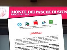 Mps, firmato l’accordo per l’accesso al fondo di solidarietà