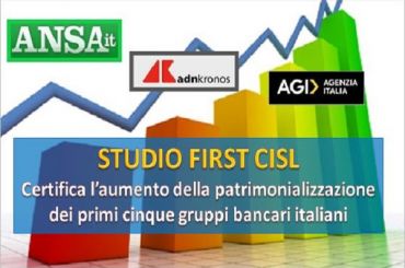 Studio First Cisl big 5, Colombani, crescita banche sia per rilancio del Paese