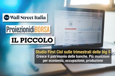 Studio First Cisl big 5, nuove reazioni, da banche più solide maggior credito