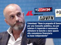 Colombani, d’accordo con Savona su tutela risparmio, ma consulenza sia indipendente