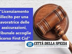 Assicurazioni, tribunale accoglie ricorso First Cisl, è licenziamento illegittimo