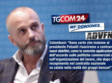Abi riconferma Patuelli, Colombani, avanti con il dialogo, molte sfide ci attendono
