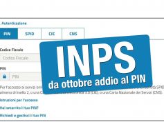 Servizi Inps, da ottobre addio al PIN