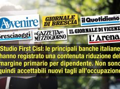 Studio First Cisl sui giornali, banche resistono al Covid, tagli inaccettabili