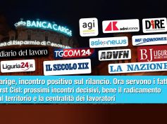 First Cisl sui quotidiani, clima positivo in Carige ma per rilancio servono i fatti