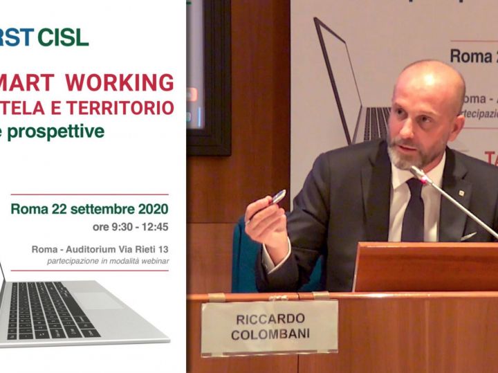 Smart working, Riccardo Colombani, va gestito con la contrattazione, il video