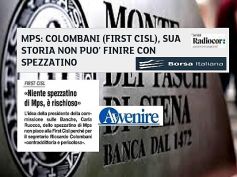 Mps, Colombani a Ruocco, un polo bancario pubblico non cancelli identità istituti