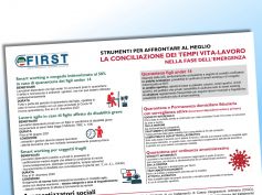 Conciliazione dei tempi vita-lavoro nell’emergenza, approfondimento First Cisl