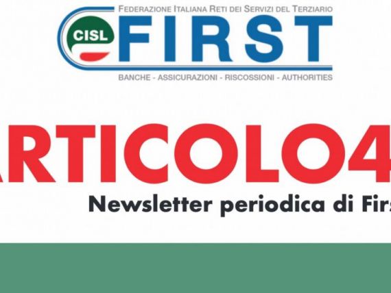 ARTICOLO47, la newsletter First Cisl n. 1, 2021