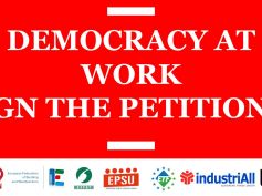 Firma la petizione del sindacato europeo, più democrazia nei luoghi di lavoro