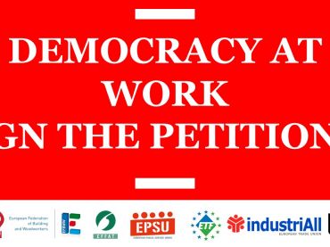 Firma la petizione del sindacato europeo, più democrazia nei luoghi di lavoro