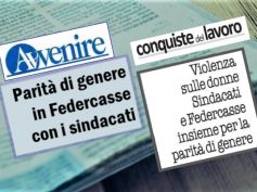 Federcasse, giornali rilanciano intesa sindacati azienda su parità di genere