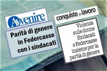 Federcasse, giornali rilanciano intesa sindacati azienda su parità di genere