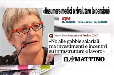 Pandemia, economia, lavoro, i temi che Annamaria Furlan affronta in due interviste