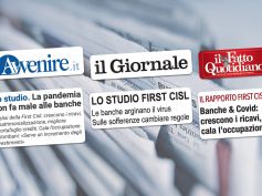 Studio First Cisl, banche reggono urto pandemia, crescono ricavi ma cala occupazione