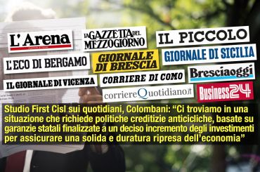 Pandemia e banche, First Cisl analizza trimestrali, grande interesse della stampa