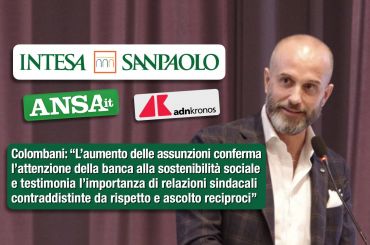 Accordo in Intesa Sanpaolo, spazio a 3500 giovani, Colombani, risultato importante