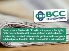 Federcasse e sindacati contro nuove regole europee, rischiano di aggravare la crisi