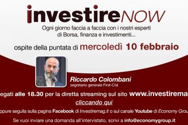 Colombani a Investire, risparmio e consulenza indipendente per rilancio economico