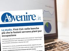 Trimestrali banche, Avvenire su studio First Cisl, più che fusioni serve occupazione