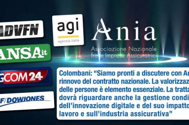 Assemblea annuale Ania, Colombani, assicurazioni strategiche per ripresa, pronti a discutere rinnovo contratto nazionale