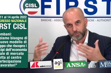 Sulla stampa, First Cisl e il congresso del prossimo aprile per affrontare le grandi trasformazioni