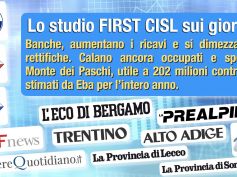 Pandemia non compromette i bilanci delle principali banche italiane, lo studio di First Cisl sui giornali