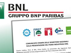 Bnl, presentato il piano industriale, sindacati contrari a ipotesi esternalizzazioni