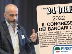 Aprile 2022, congresso First Cisl. Colombani, sarà momento importante in periodo di grandi trasformazioni. Sul Sole 24 Ore