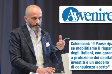 Colombani su Avvenire, il Paese riparte se mobilitiamo il risparmio degli italiani