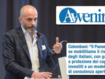Colombani su Avvenire, il Paese riparte se mobilitiamo il risparmio degli italiani