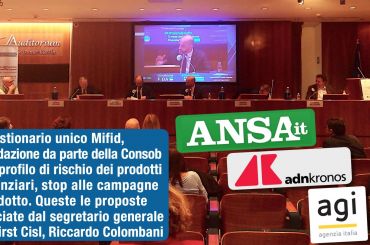 Educazione finanziaria. Colombani sulle agenzie, responsabilità sociale delle banche a tutela dei risparmiatori